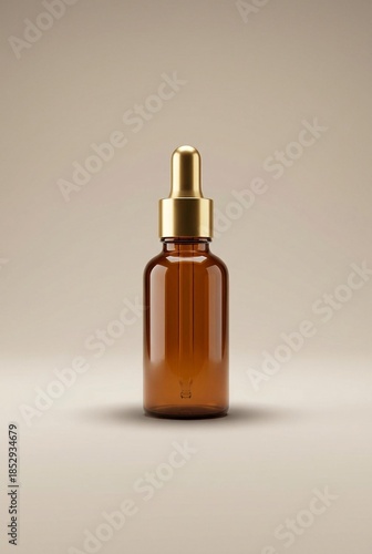 Premium cosmetic bottle mockup for packaging and brand identity