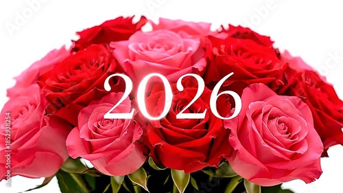 2026 animation flowers banquet background 