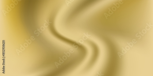 Golden background. Abstract light golden metallic gradient. Blurred background illustration