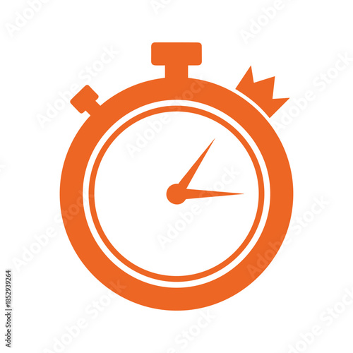 Orange Stopwatch Icon