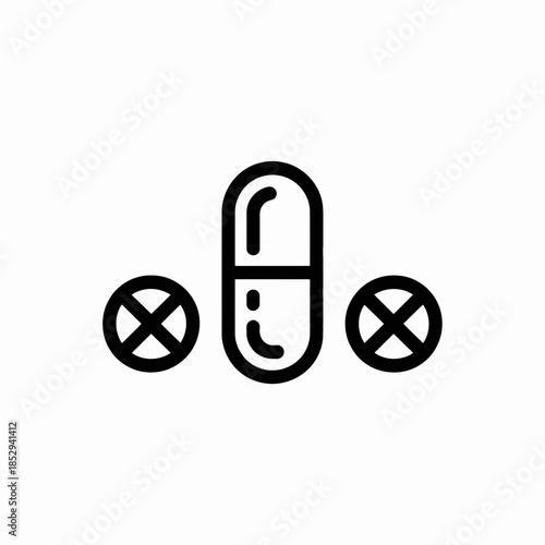 Pills Capsules Medication Icon Vector Silhouette

pills, capsules, medication, drugs, medicine, pharmacy, pharmaceutical, tablet, capsule, dose, treatment, health, prescription, supplement, vitamin, a