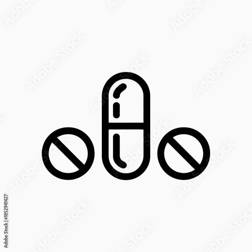 Pills Capsules Medication Icon Vector Silhouette

pills, capsules, medication, drugs, medicine, pharmacy, pharmaceutical, tablet, capsule, dose, treatment, health, prescription, supplement, vitamin, a