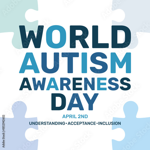 Creative World Autism Awareness Day Poster Design