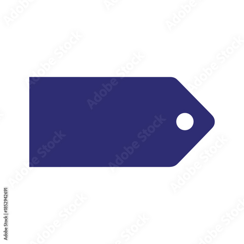 Blue Price Tag Icon