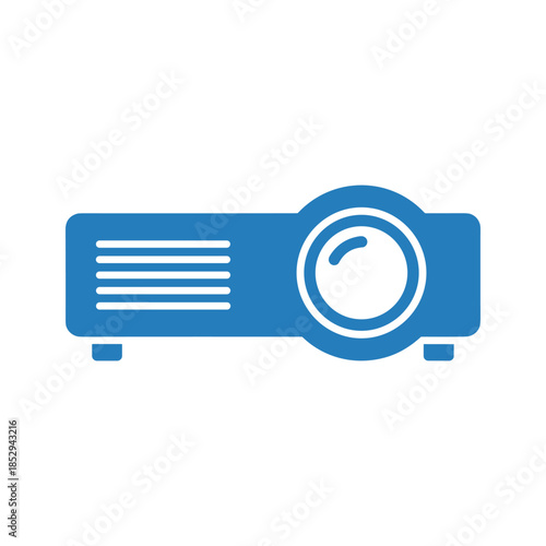 Blue Projector Icon