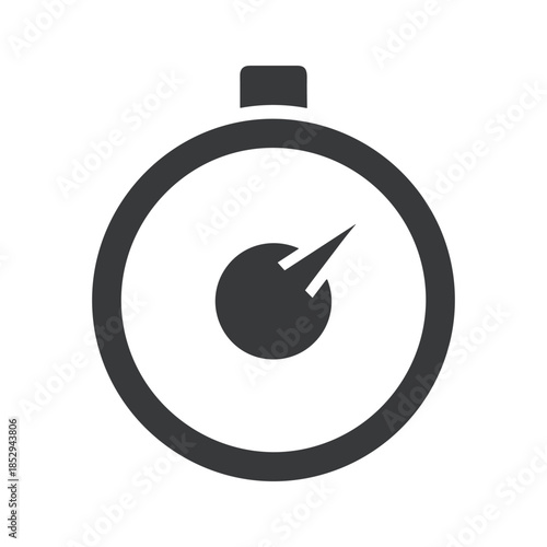 Stopwatch Icon Simple Design