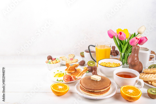 Wallpaper Mural Easter holiday sweet breakfast or brunch Torontodigital.ca