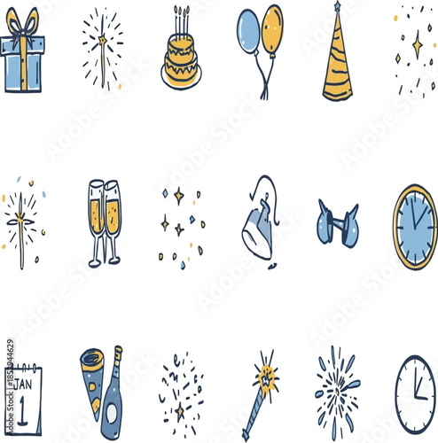 Illustrator vector design featuring grayscale and color information from eps file