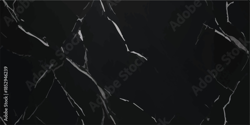 Natural Black Marble Texture Realistic Dark Marble Surface for Tile Printing
