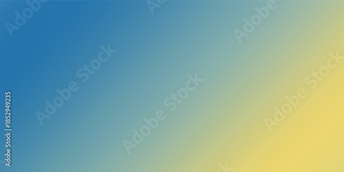 Abstract blurred gradient mesh background in blue and yellow colors of national flag of Ukraine. warm, yellow, poster modern art