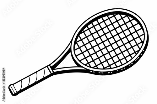Tennis racket vector