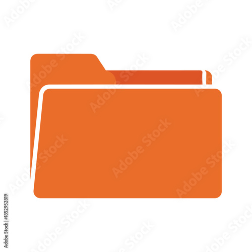 Orange folder icon representing file organization