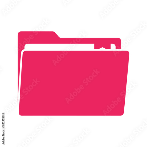 Red folder icon representing file organization