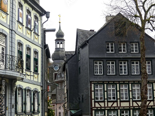 Monschau, December 2025: Visit the beautiful city of Monschau in Germany during the festive season