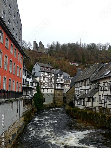 Monschau, December 2025: Visit the beautiful city of Monschau in Germany during the festive season