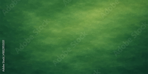 A vintage dark green grunge background featuring a textured paper pattern and abstract light blue art design on an old blank canvas material