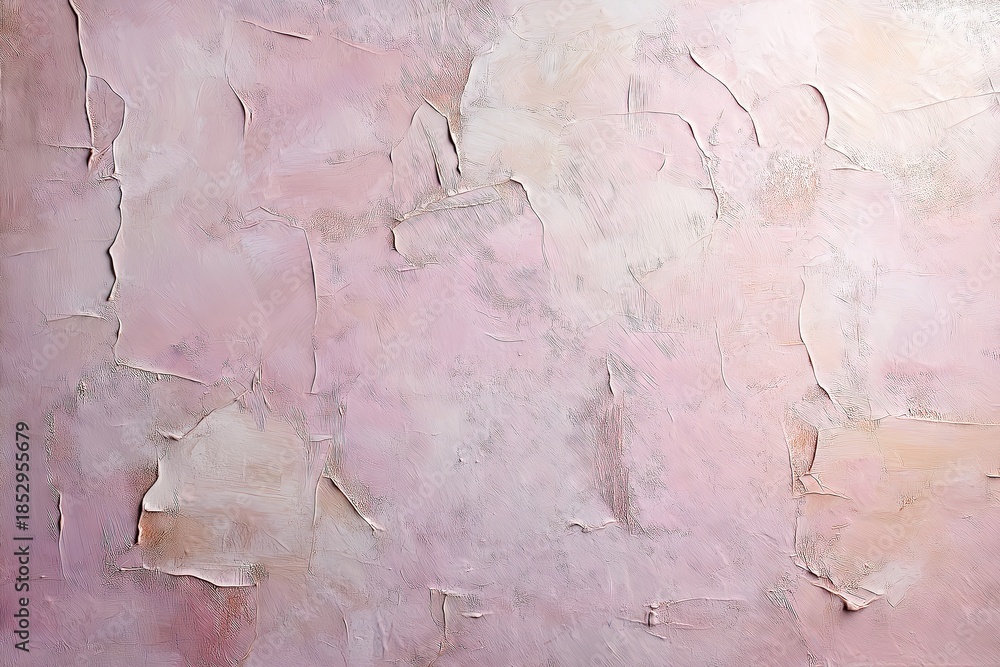 Naklejka premium Muted Rose Tones on a Delicately Textured Wall - Subtle Pink Canvas