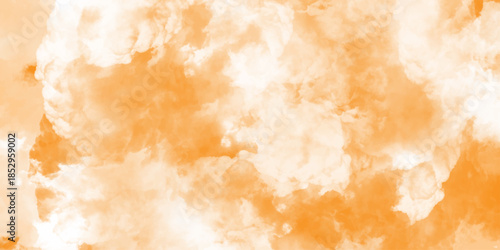 Seamless grunge texture watercolor background. Natural orange Beautiful and colorful abstract watercolor background. beautiful grunge texture painted with color splash decorative wallpaper design.	