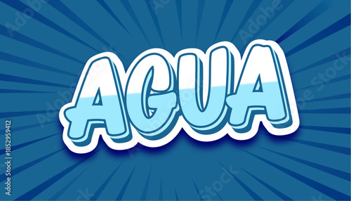 water text effect 100 percent editable