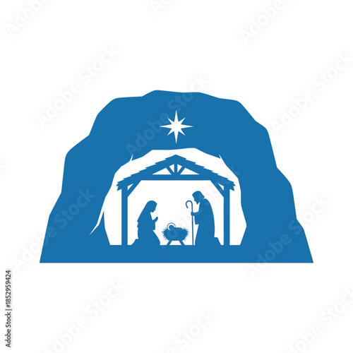 Nativity Scene Silhouette