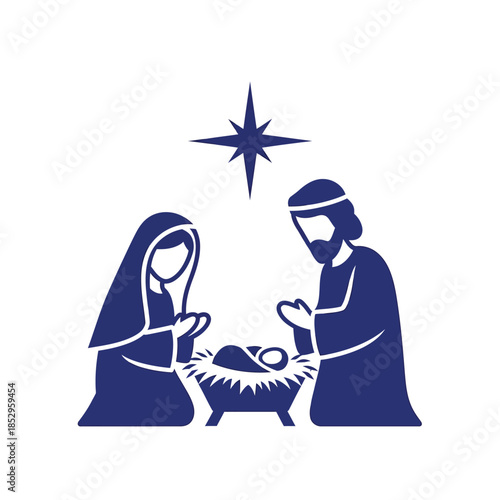Holy Family Nativity Icon