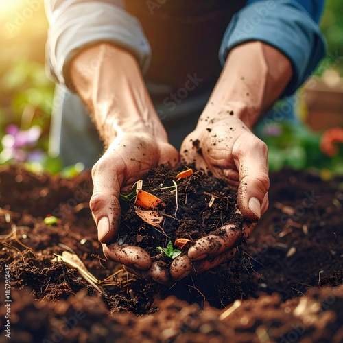 Composting in a Backyard Garden