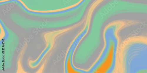 abstract background. Abstract background with organic shapes in shades of green, yellow and orange.  marble and liquid abstract background with oil painting streaks . watercolor mix fluid texture .
