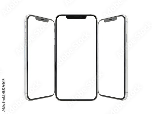 Wallpaper Mural Three folded smartphones Torontodigital.ca