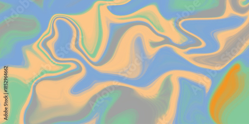 abstract background. Abstract background with organic shapes in shades of green, yellow and orange.  marble and liquid abstract background with oil painting streaks . watercolor mix fluid texture .
