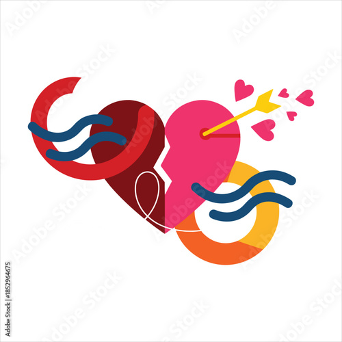 An abstract graphic representation indicating the availability of a scalable vector file