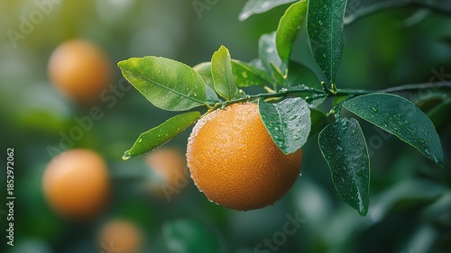 orange on tree