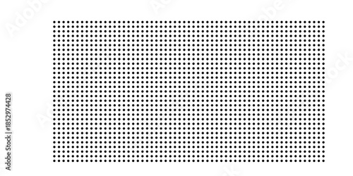 Black polka dots seamless pattern on white background. Halftone minimalist abstract wall in diagonal lines.