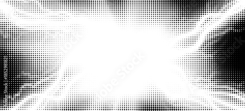 Halftone dots lightning explosion pop art comic background. Vector Illustration