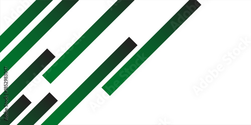 Abstract Geometric Green Background with Diagonal Lines and Gradient. Can Be Used for Cover Design, Poster and Advertising. Suit for bussines, banner