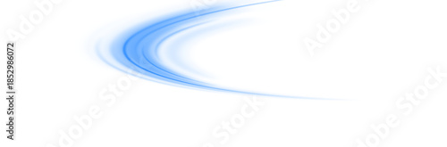 Racing cars dynamic flash effects city road with long exposure night ligh. Digital image of light rays, striped lines on a blue light background. Light arc in blue colors