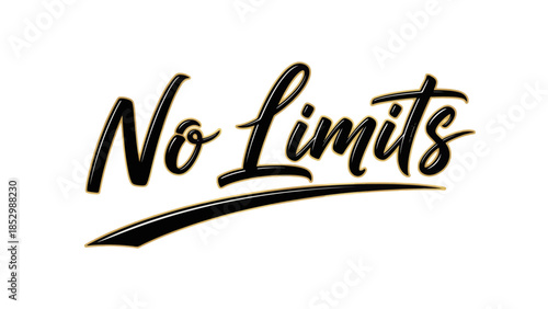 Inspirational motivational quote emphasizing limitless potential and boundless