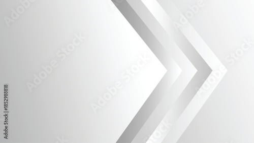 Grey white abstract background paper shine and layer element vector for presentation design. Suit for business, corporate, institution, party, festive, seminar, and talks.