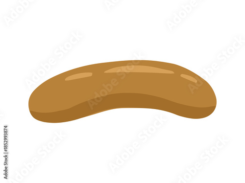 Human Feces Like a Smooth Soft Sausage Snake or Normal Type
