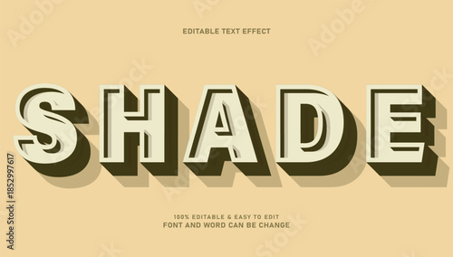 Retro 3D Extruded Shade Text Effect with Long Shadow