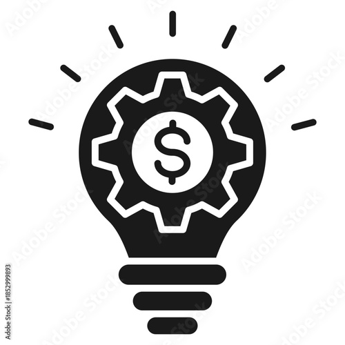 Innovation Glyph Icon Vector Illustration