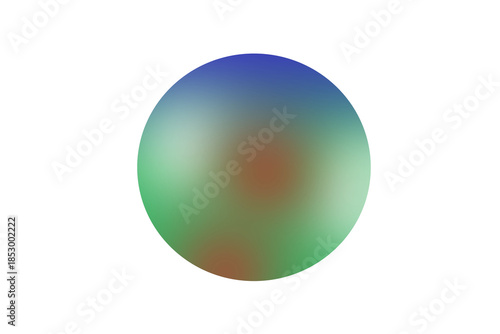 Abstract Earth Tone Multi-Gradient Sphere