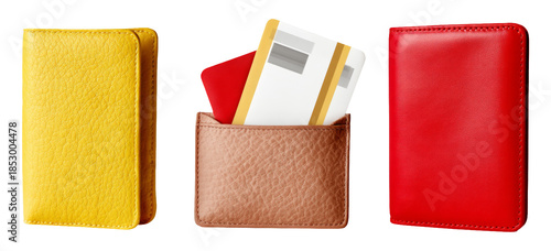 Colorful Cardholders for Organization and Preparation of Personal Items