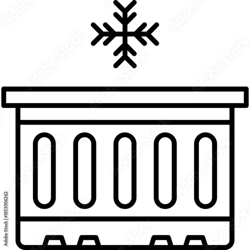 Reefer Container Icon