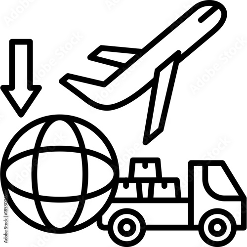 Freight Forwarder Icon