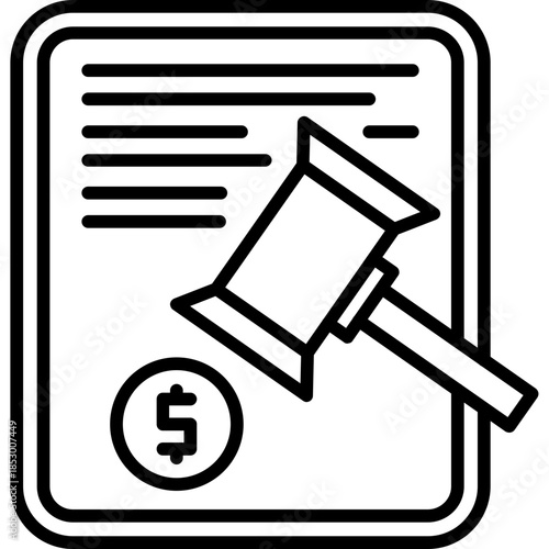 Bankruptcy Filing Icon