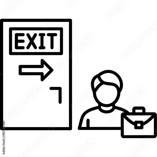 Exit Interview Icon