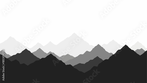 mountain landscape vector