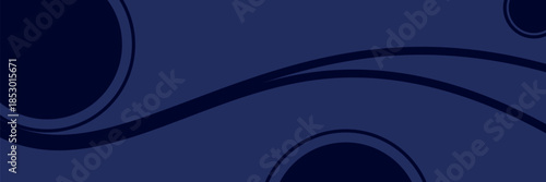 Abstract blue wavy background with dynamic curves for business concept.