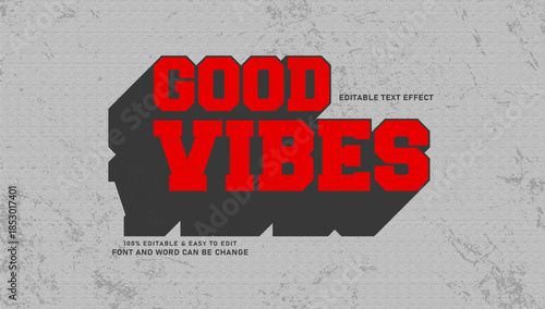 Retro Red Bold Campus Style Text Effect with Long Shadow on Textured Background