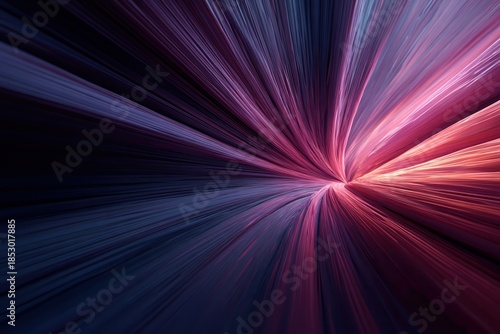 Abstract Light Symphony: An explosion of vibrant light and color creates a dynamic and captivating visual experience, evoking a sense of energy and motion.